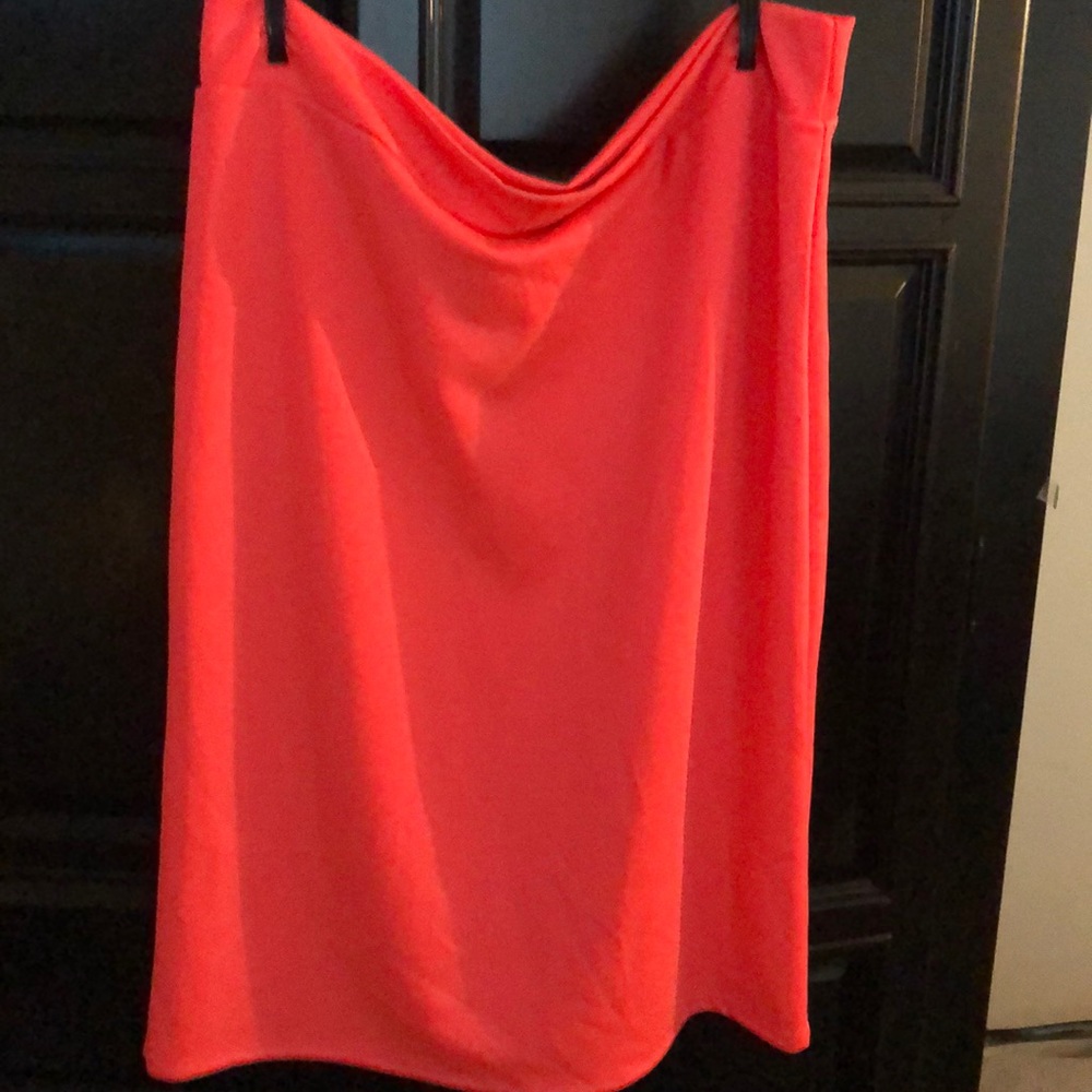 Neon pencil skirt